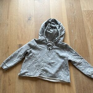 Storia Gray Star Pattern Hoodie
